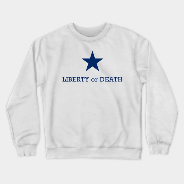 The Liberty or Death (Troutman Flag) Crewneck Sweatshirt by FranklinPrintCo